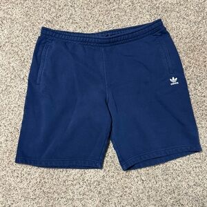 Adidas Men's Trefoil Essentials Navy Blue Shorts